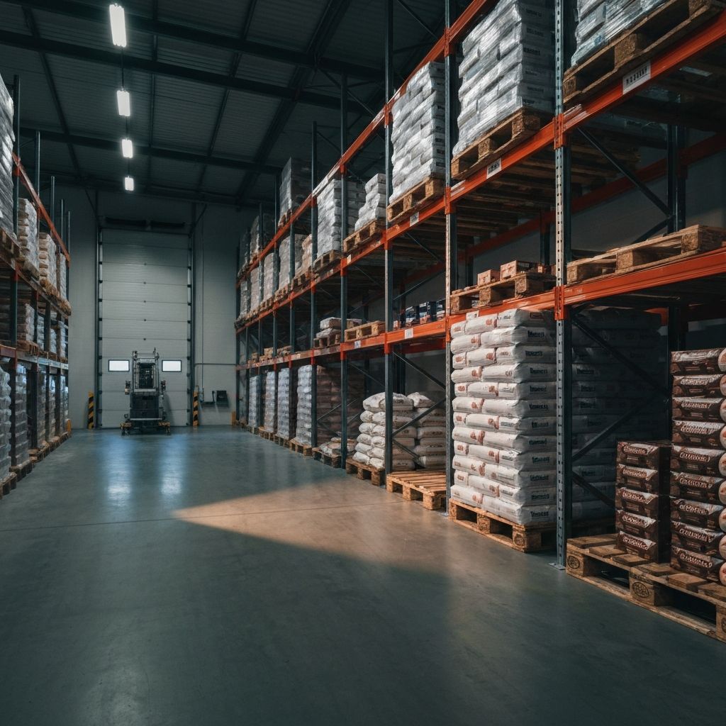 Nick & Hansen's distribution warehouse